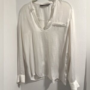 Lightweight white blouse